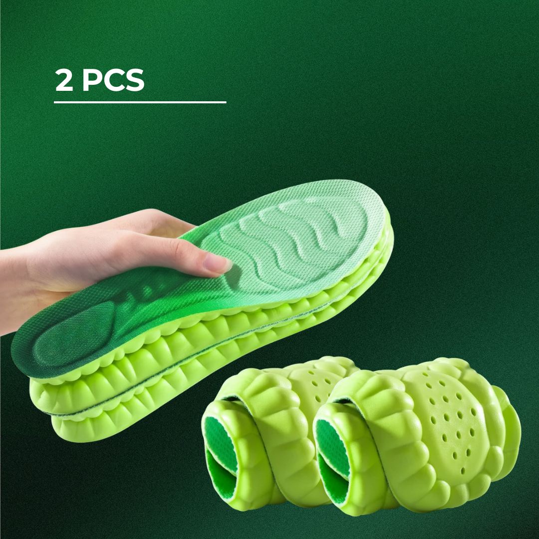 4D Cloud Technology Sports Insoles – Shock-Absorbing, Breathable & Arch Support Shoe Inserts