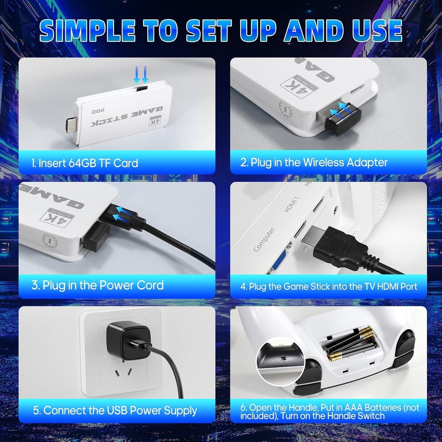 Wireless Retro Game Console