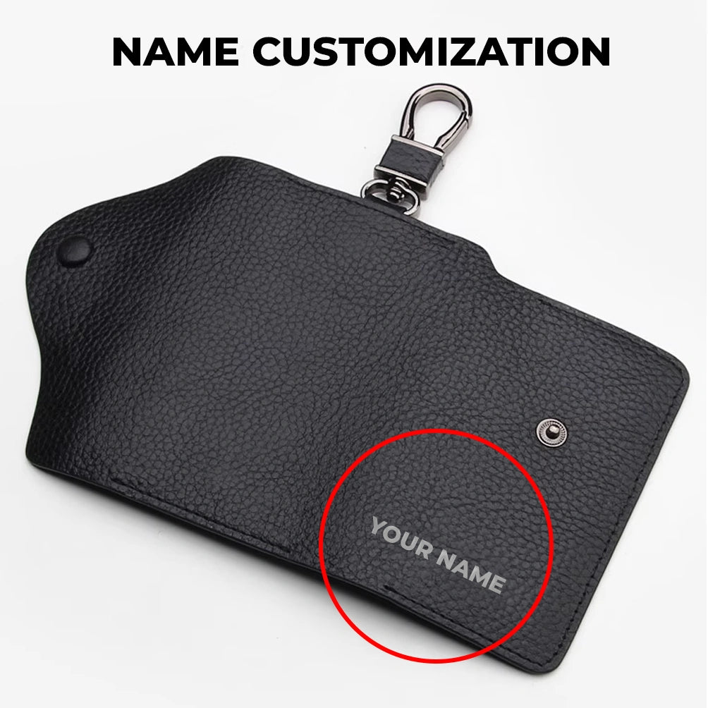 Leather Key Case – Personalized Key Organizer for Men & Women