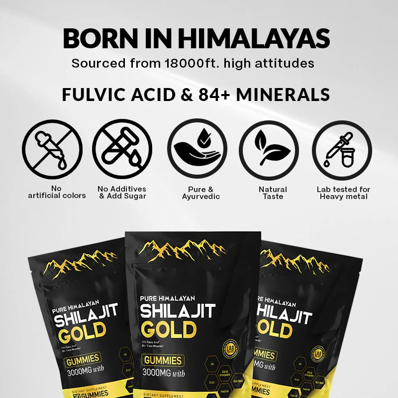 Himalayan Shilajit for Optimal Health