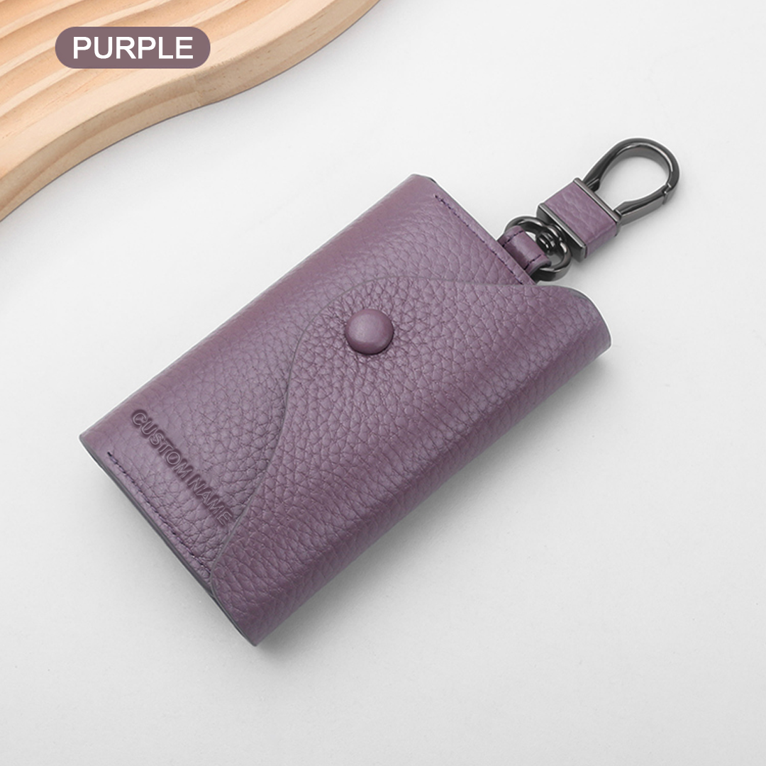 Custom Leather Key Holder – Personalized Key Organizer for Men & Women