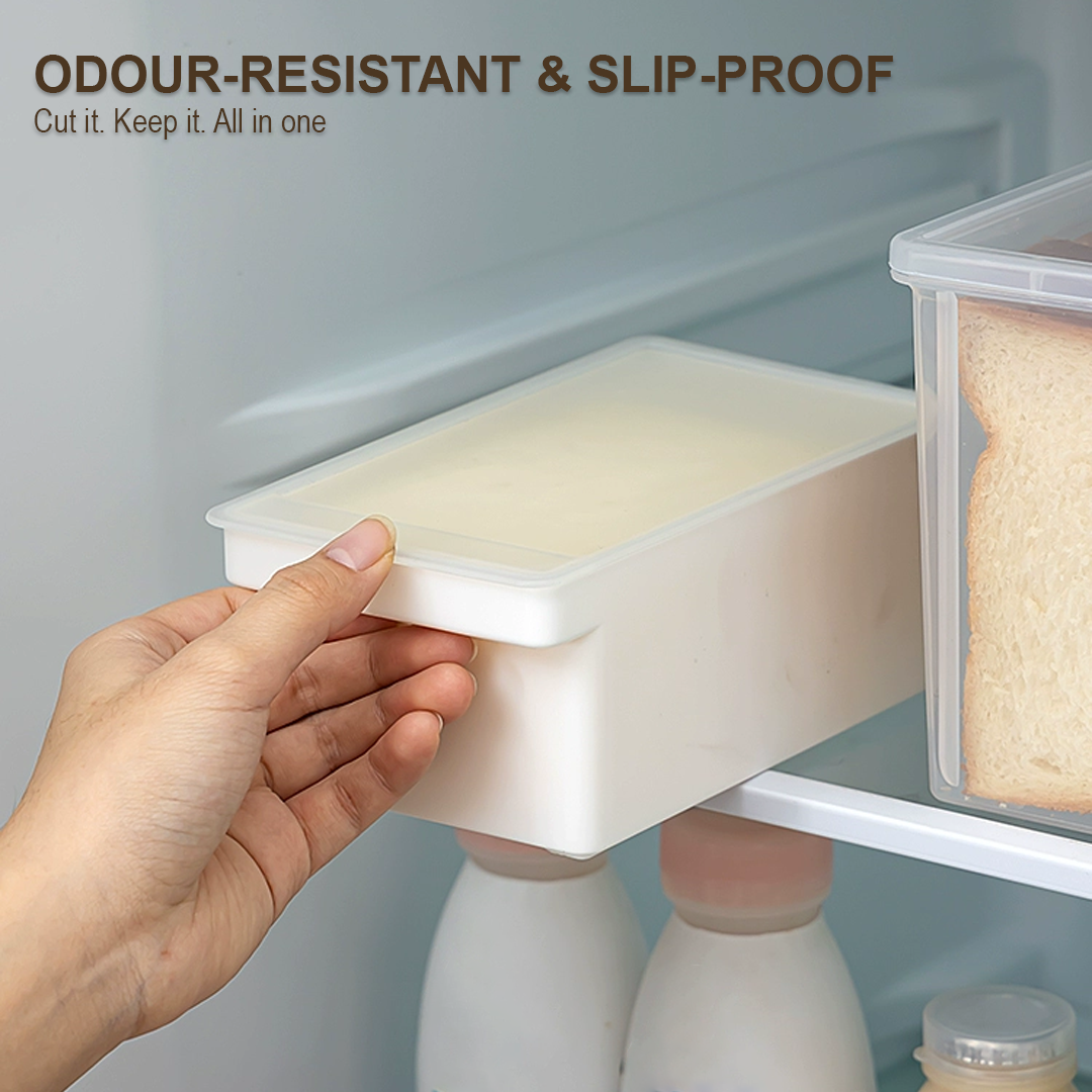 2-in-1 Butter Box with Built-In Cutter – Clean, Safe, Travel-Ready