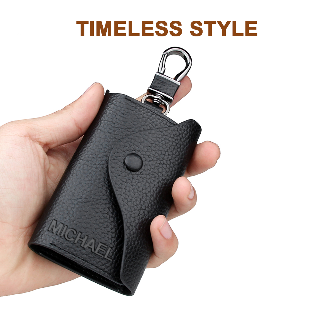Custom Leather Key Holder – Personalized Key Organizer for Men & Women