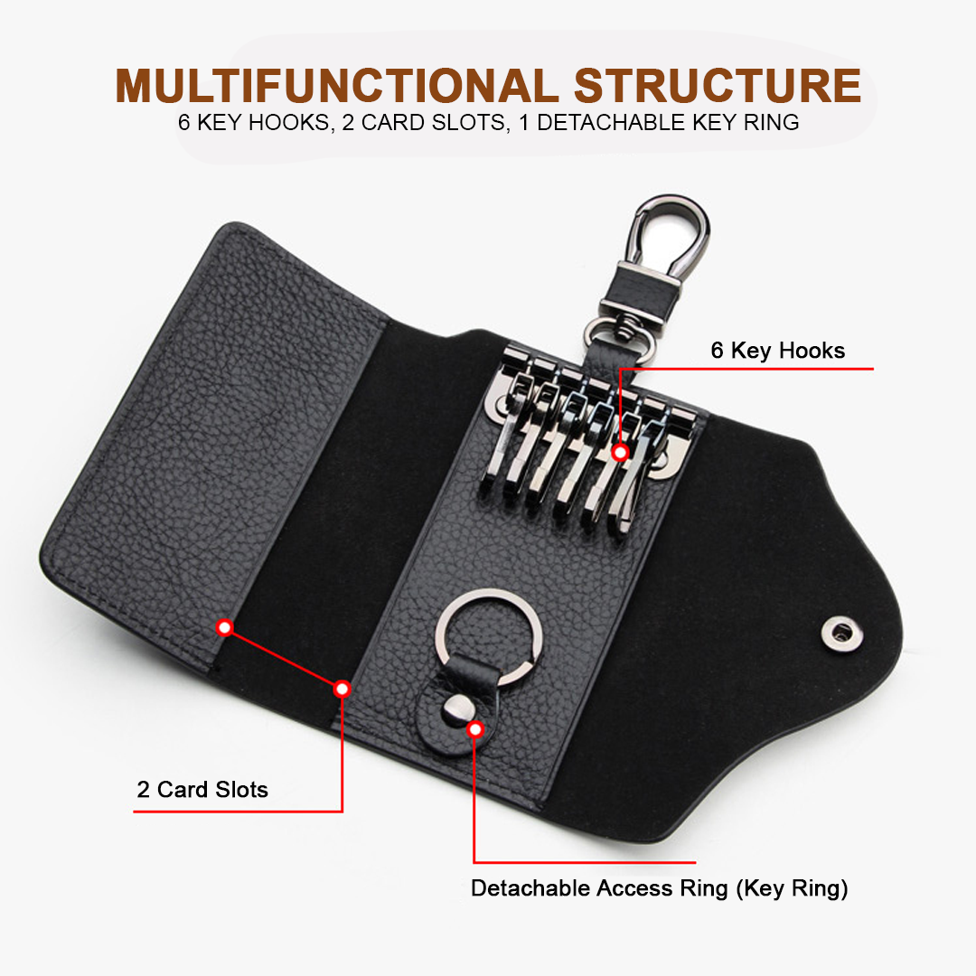 Custom Leather Key Holder – Personalized Key Organizer for Men & Women