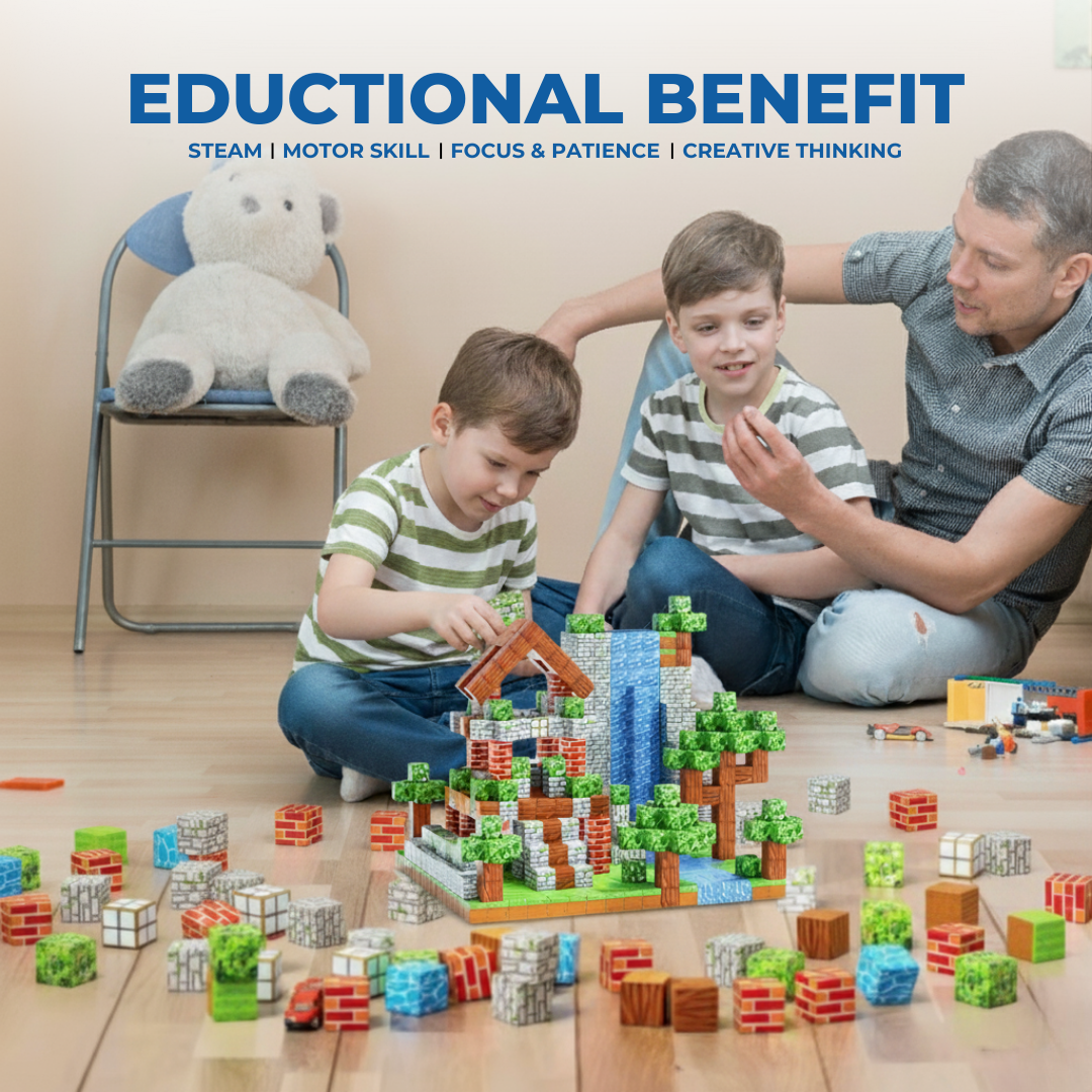 STEM Learning Magnetic Building Blocks