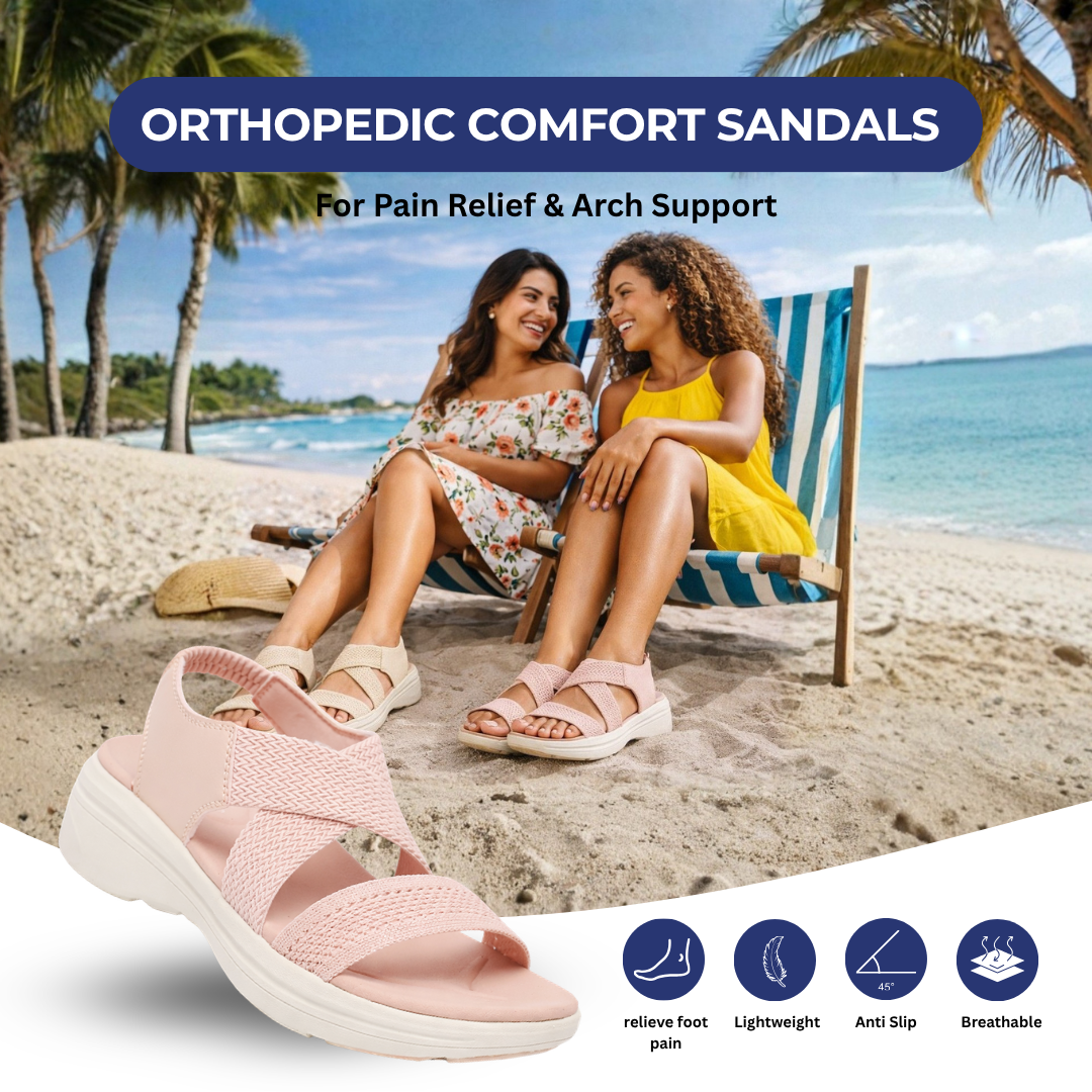 Orthopedic Comfort Sandals for Pain Relief & Arch Support