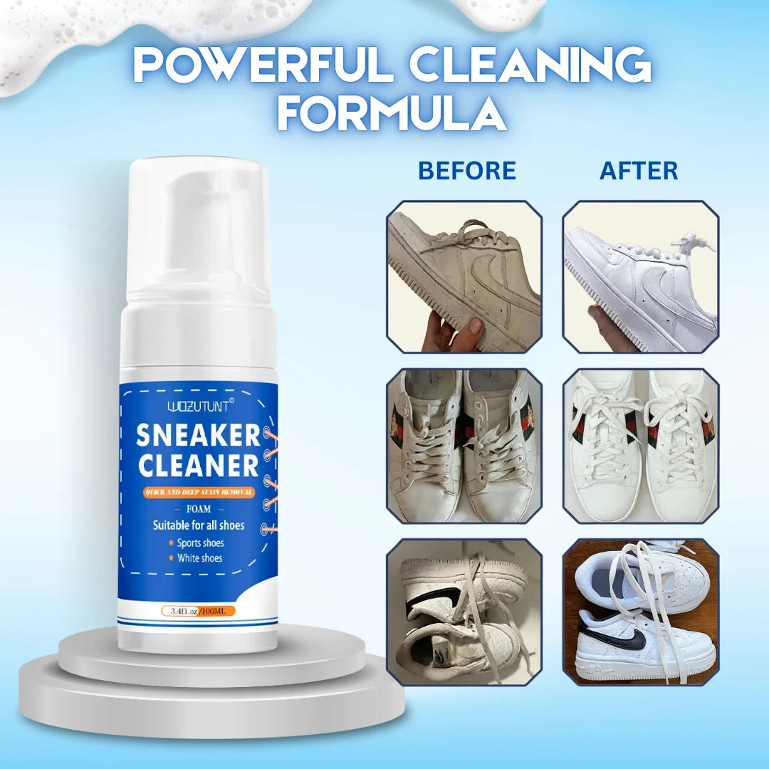 Power Sneaker Foam Cleaner – Advanced Dry Foam for Deep Clean, Brightening & Protection