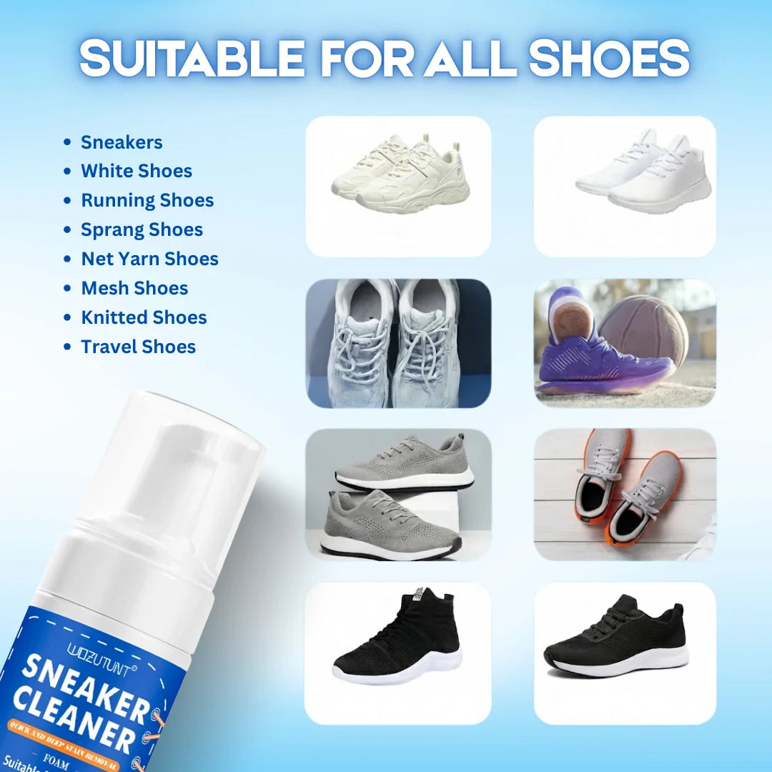 Power Sneaker Foam Cleaner – Advanced Dry Foam for Deep Clean, Brightening & Protection