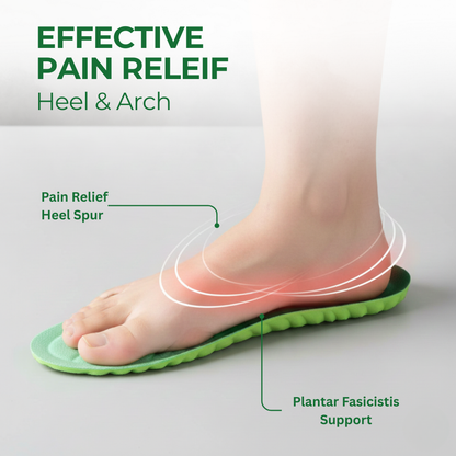 4D Cloud Technology Sports Insoles – Shock-Absorbing, Breathable & Arch Support Shoe Inserts