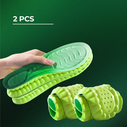 4D Cloud Technology Sports Insoles – Shock-Absorbing, Breathable & Arch Support Shoe Inserts