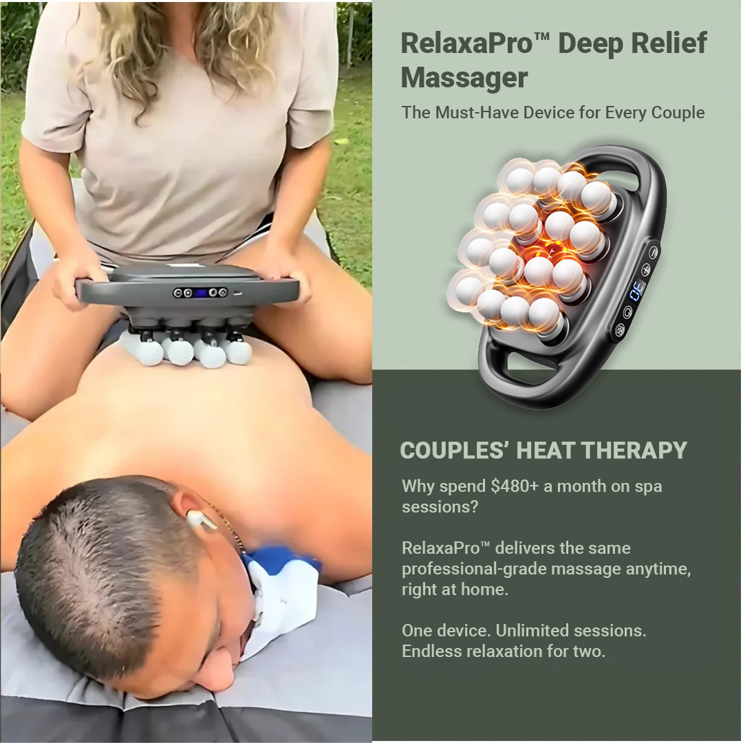 RelaxaPro™ Deep Relief Massager - Perfect Gift for Couples