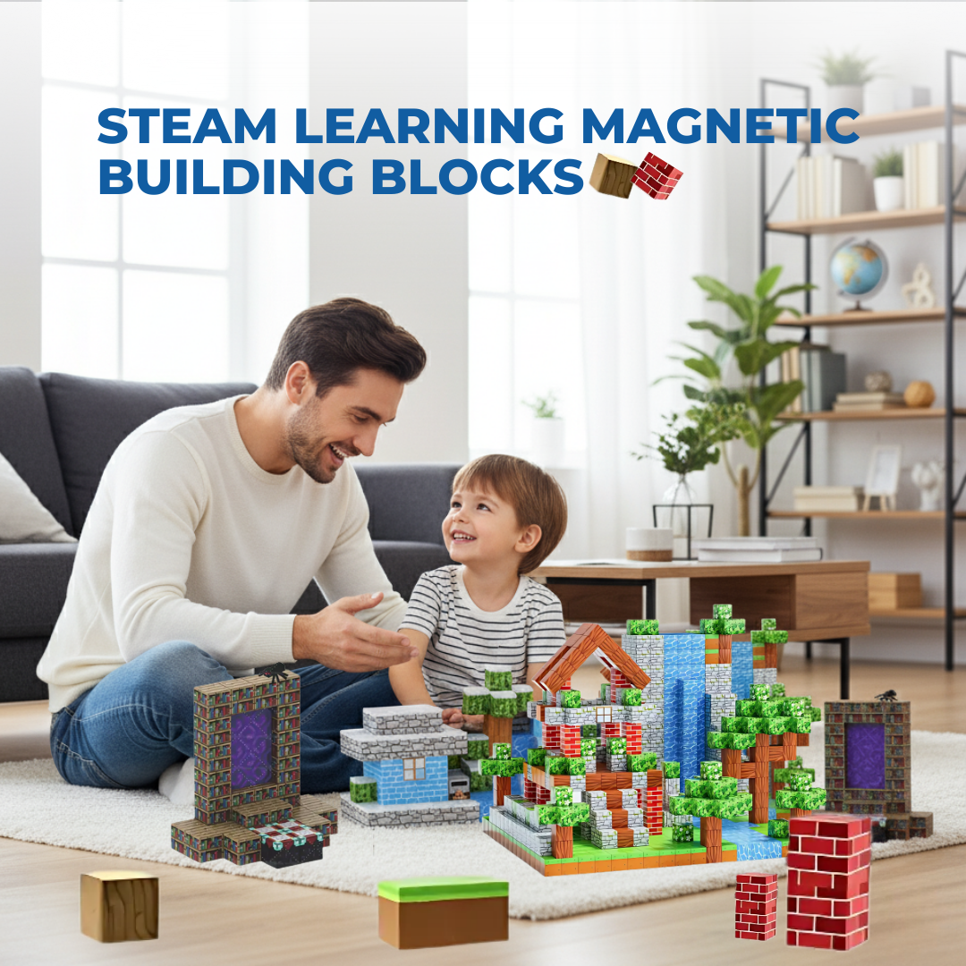 STEM Learning Magnetic Building Blocks