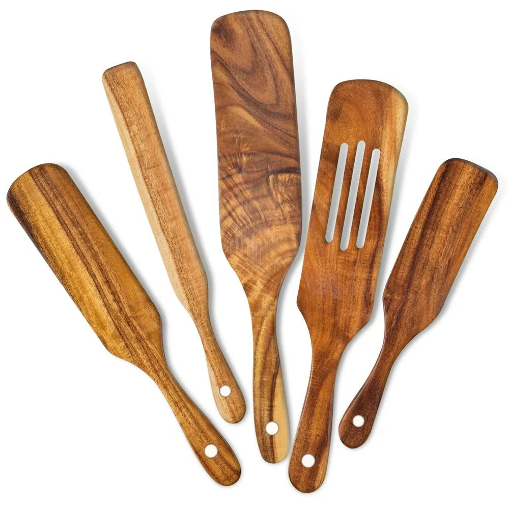 Teak Wooden Utensil Set