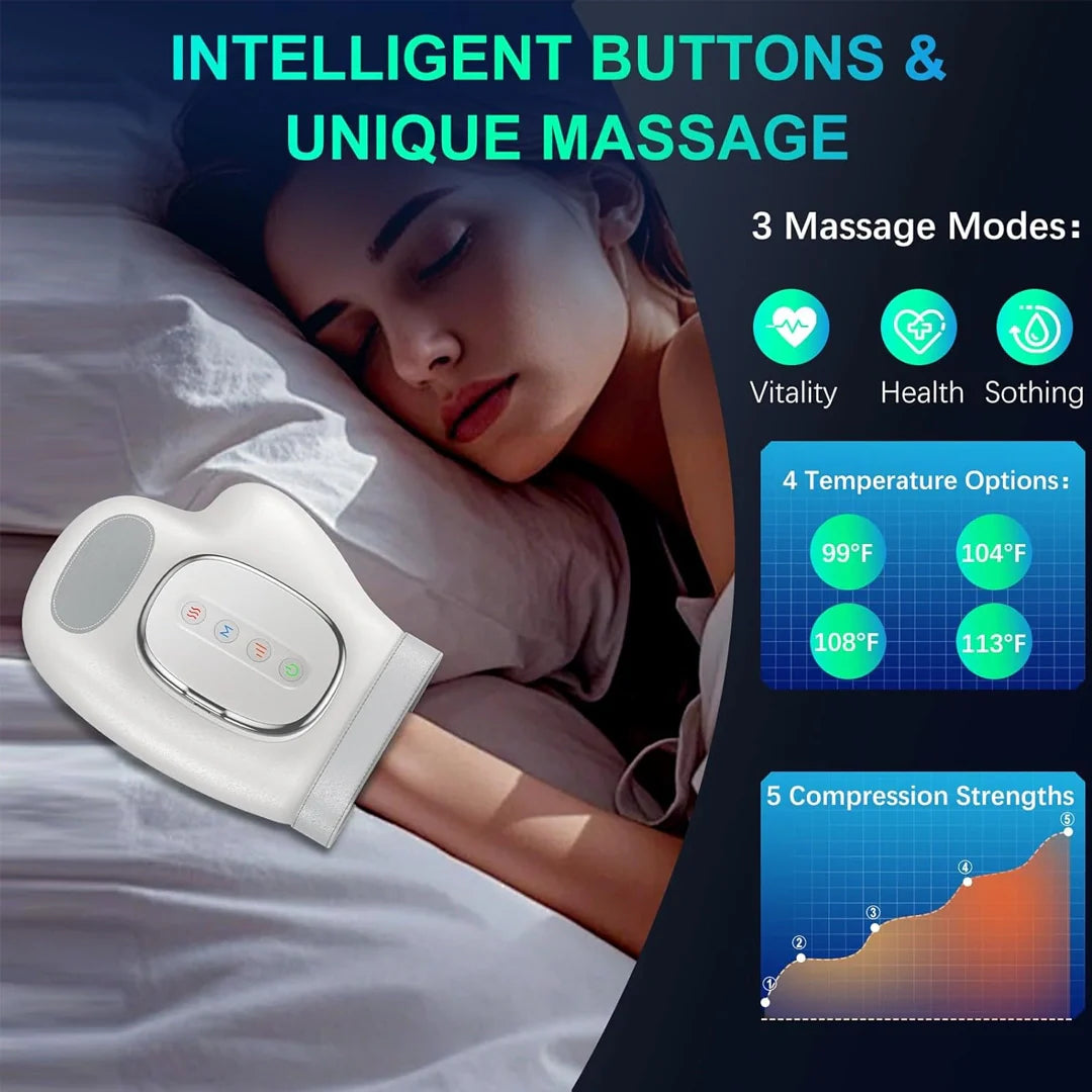 Hand Massager for Arthritis & Stiff, Aching Hands