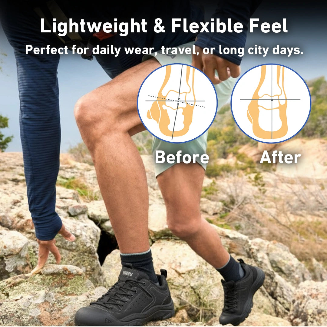 All-Season Non-Slip Hiking Sneakers – Breathable Walking Shoes