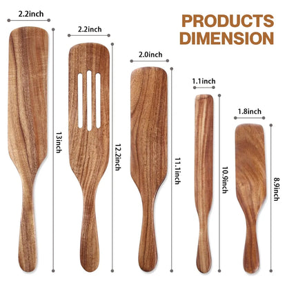 Teak Wooden Utensil Set