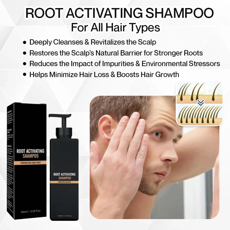 Root Activator Shampoo for Men Hair