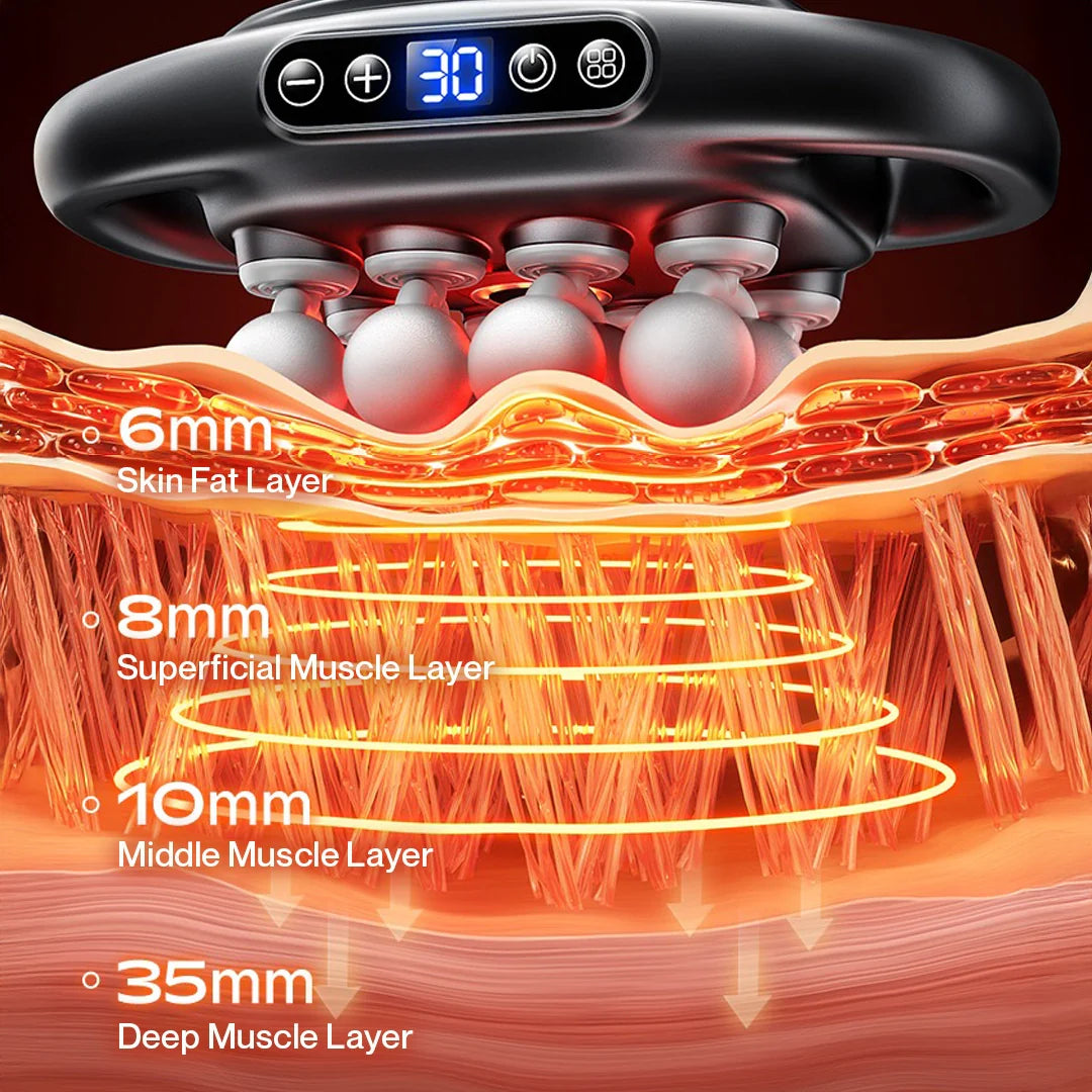 Electric Deep Tissue Massager, 16 Head Full Body Electric Muscle Massager