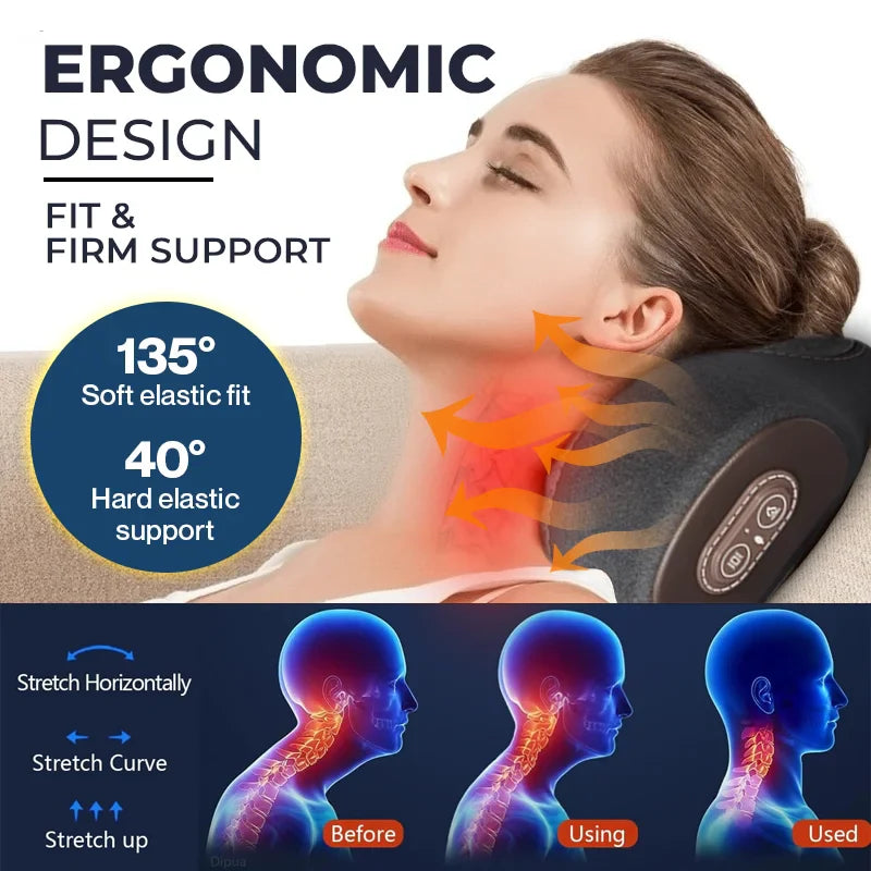 Therapeutic Traction Massager Pillow