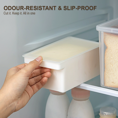 2-in-1 Butter Box with Built-In Cutter – Clean, Safe, Travel-Ready